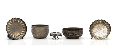 Lot 52 - Two Indian silver bowls