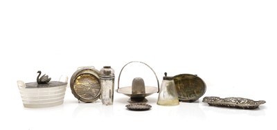 Lot 16 - A collection of silver and plated items