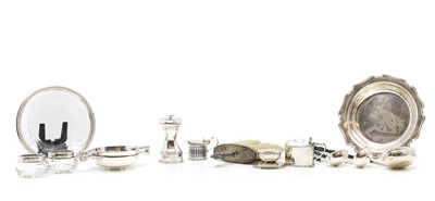 Lot 11 - A collection of mixed silver