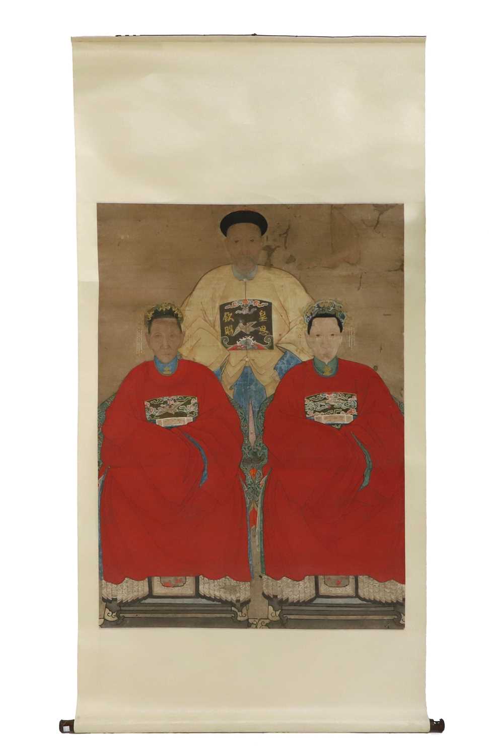 Lot 77 - A Chinese hanging scroll