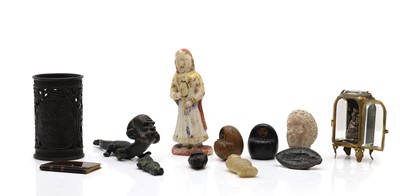 Lot 230A - A group of Chinese, Japanese and Indian figures