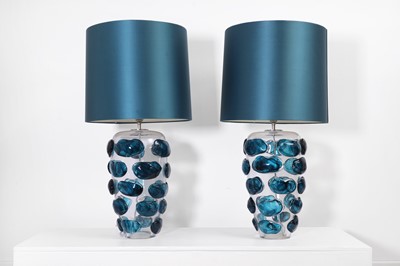 Lot 73 - A pair of 'Blob Lamps' by Porta Romana