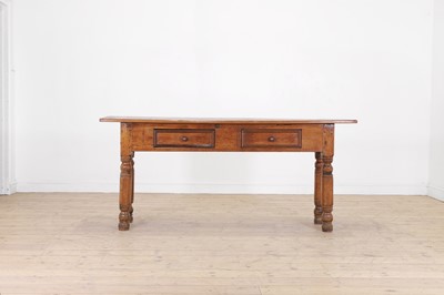 Lot 466 - An oak low dresser