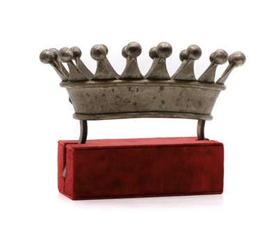 Lot 420 - A wrought iron Heraldic crown