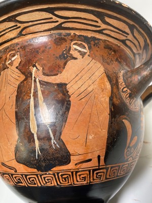 Lot 379 - An Attic red-figured terracotta bell krater