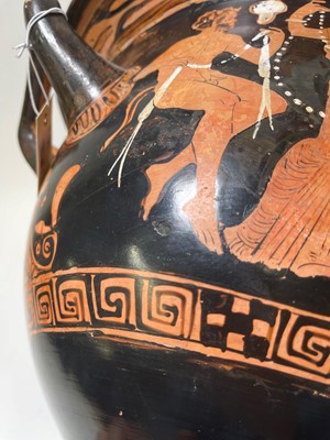 Lot 379 - An Attic red-figured terracotta bell krater