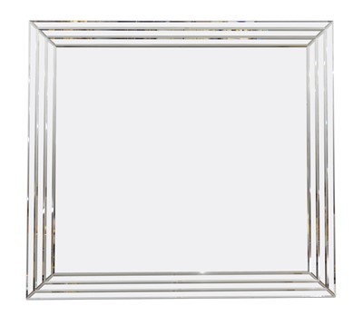 Lot 678 - A large contemporary wall mirror