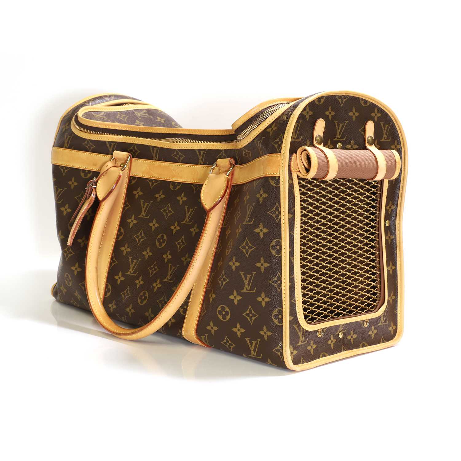 Lot 1546 - A Louis Vuitton, monogrammed canvas Sac Chien dog carrier