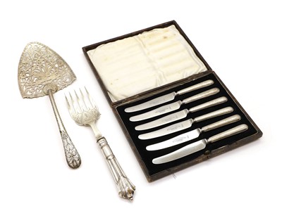 Lot 20 - A collection of silver flatware