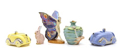 Lot 171 - A Carltonware Butterfly Girl