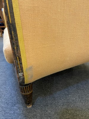 Lot 634 - A Regency simulated rosewood sofa