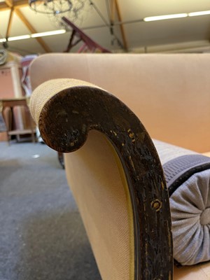 Lot 634 - A Regency simulated rosewood sofa