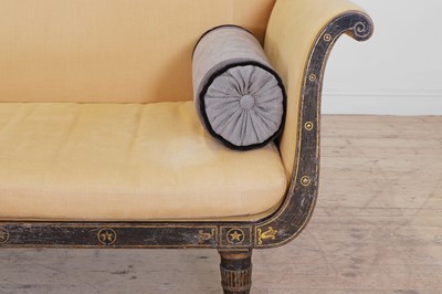 Lot 634 - A Regency simulated rosewood sofa