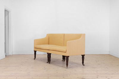 Lot 632 - A pair of Regency mahogany corner chairs