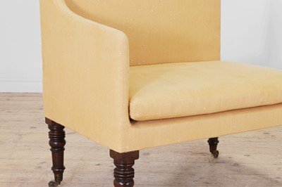 Lot 632 - A pair of Regency mahogany corner chairs