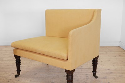 Lot 632 - A pair of Regency mahogany corner chairs