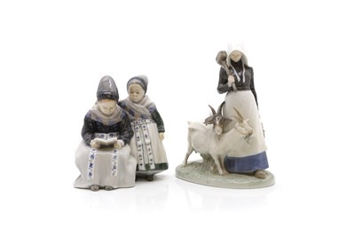 Lot 262 - Two Royal Copenhagen porcelain figures