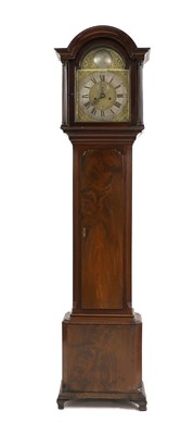 Lot 453 - A George III mahogany longcase clock