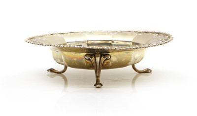 Lot 6 - A silver pierced pedestal bowl