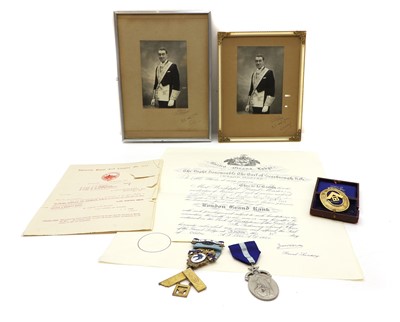 Lot 467 - A collection of Masonic Memorabilia