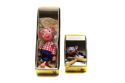 Lot 519 - Two Pelham Puppets ;Cat' and 'Pinky'