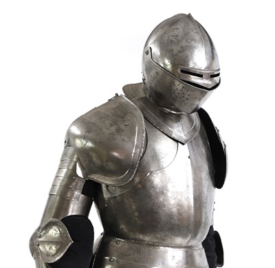 Lot 516 - A full suit of armour and a sword
