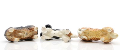 Lot 128 - A collection of Beswick pottery dogs