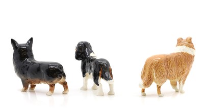 Lot 128 - A collection of Beswick pottery dogs