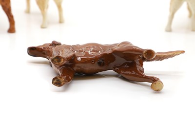Lot 128 - A collection of Beswick pottery dogs