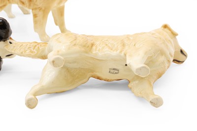 Lot 128 - A collection of Beswick pottery dogs
