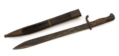 Lot 326 - A German first world war bayonet with scabbard