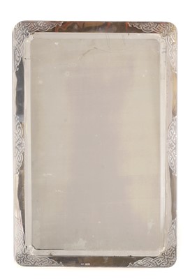 Lot 62 - A Victorian silver mirror