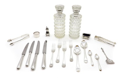 Lot 60A - A collection of silver flatware