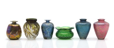 Lot 380 - A collection of glass vases