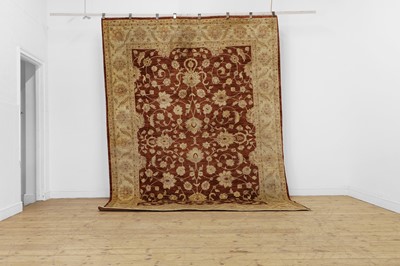 Lot 392 - A Ziegler style wool carpet