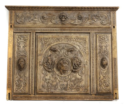 Lot 665 - A Continental carved panel