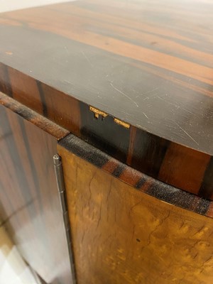 Lot 54 - A Mobili Barraja Art Deco-style Macassar ebony and bird's-eye maple cabinet