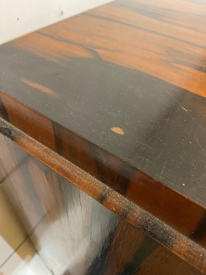Lot 54 - A Mobili Barraja Art Deco-style Macassar ebony and bird's-eye maple cabinet