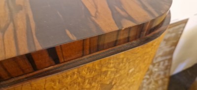 Lot 54 - A Mobili Barraja Art Deco-style Macassar ebony and bird's-eye maple cabinet