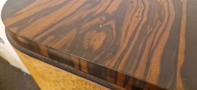 Lot 54 - A Mobili Barraja Art Deco-style Macassar ebony and bird's-eye maple cabinet