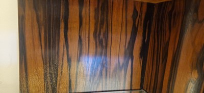 Lot 54 - A Mobili Barraja Art Deco-style Macassar ebony and bird's-eye maple cabinet
