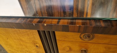 Lot 54 - A Mobili Barraja Art Deco-style Macassar ebony and bird's-eye maple cabinet