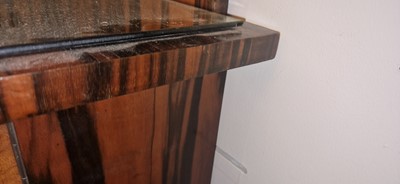 Lot 54 - A Mobili Barraja Art Deco-style Macassar ebony and bird's-eye maple cabinet