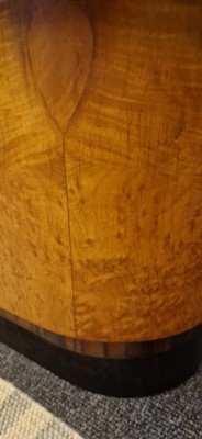 Lot 54 - A Mobili Barraja Art Deco-style Macassar ebony and bird's-eye maple cabinet