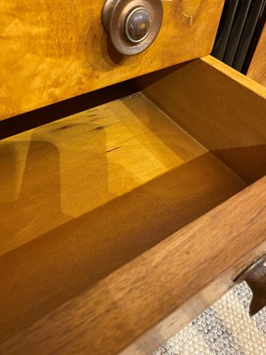 Lot 54 - A Mobili Barraja Art Deco-style Macassar ebony and bird's-eye maple cabinet