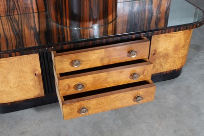 Lot 54 - A Mobili Barraja Art Deco-style Macassar ebony and bird's-eye maple cabinet