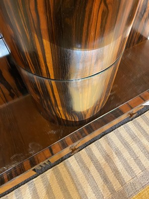 Lot 54 - A Mobili Barraja Art Deco-style Macassar ebony and bird's-eye maple cabinet
