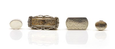 Lot 43 - A collection of silver boxes