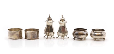 Lot 19 - A group of silver items