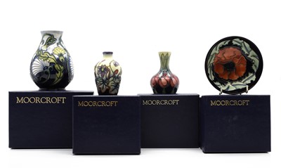 Lot 181 - A group of four Moorcroft pottery items